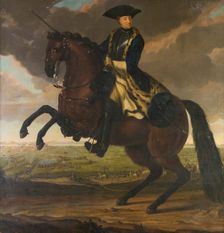 Karl XII, 1682-1718, King of Sweden, Palatine Count of Zweibrücken., late 17th-early 18th century. Creator: Anders von Cöllen