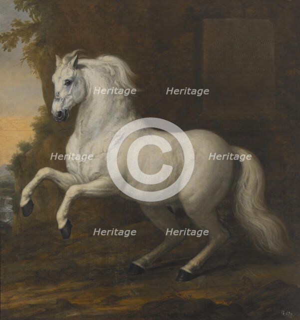 Karl XI's favourite horse In short, 1684. Creator: David Klocker Ehrenstrahl.