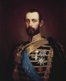 Karl XV (Karl Ludvig Eugen), 1826-72, King of Sweden and Norway, mid-late 19th century. Creator: Gottfrid Virgin