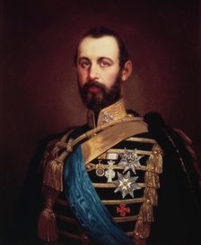 Karl XV (Karl Ludvig Eugen), 1826-72, King of Sweden and Norway, mid-late 19th century. Creator: Gottfrid Virgin