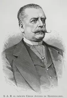 Karl Anton, (1811-1885), Prince of Hohenzollern-Sigmaringen, (1848-1849), 1883. Creator: Arturo Carretero y Sánchez