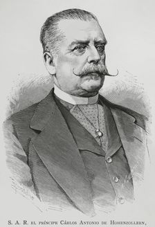 Karl Anton, (1811-1885), Prince of Hohenzollern-Sigmaringen, (1848-1849), 1883. Creator: Arturo Carretero y Sánchez