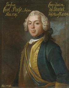 Karl Arvidsson Posse, 1719-91, 1746. Creator: Olof Arenius