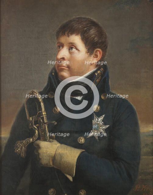 Karl August, 1768-1810, Duke of Holstein-Sonderburg-Augustenburg, Crown Prince of Sweden, 1809. Creator: Per Krafft the Younger.