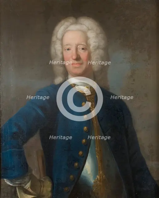 Karl Cronstedt, 1672-1750, mid-late 18th century. Creator: Johan Henrik Scheffel.