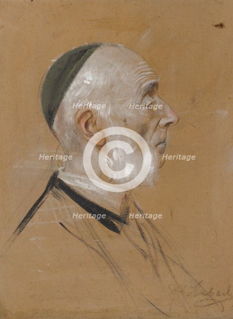 Karl Eduard von Liphart, c. 1875. Creator: Franz von Lenbach (German, 1836-1904).