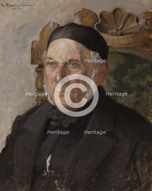 Karl Emanuel Cederström, 1804-1892, 1892. Creator: Gustaf Cederström.
