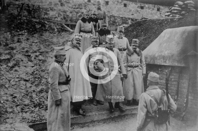 Karl Franz Josef in Przemysl Fort, 1914. Creator: Bain News Service.
