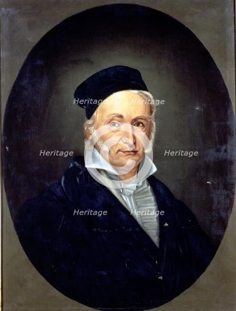 Karl Friedrich Gauss (1777-1855), mathematician, physicist and German astronomer.