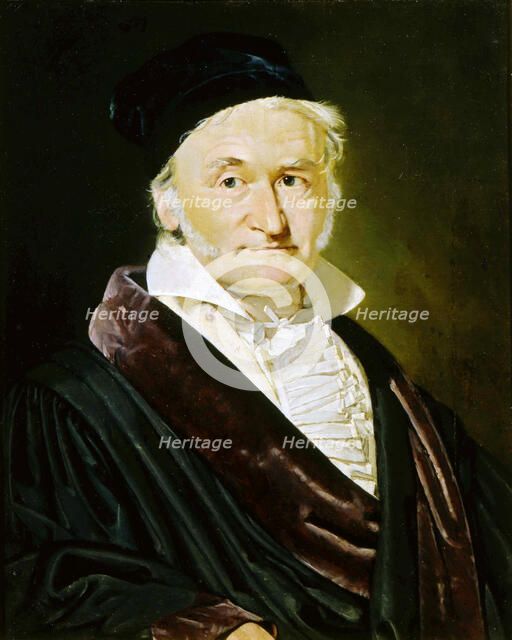 Karl Friedrich Gauss, German mathematician, astronomer and physicist, 1840. Artist: Christian Albrecht Jensen