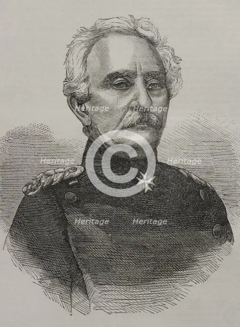 Karl Friedrich von Steinmetz (1796-1877), Prussian General, Feldmarschall, 1870. Creator: Unknown.