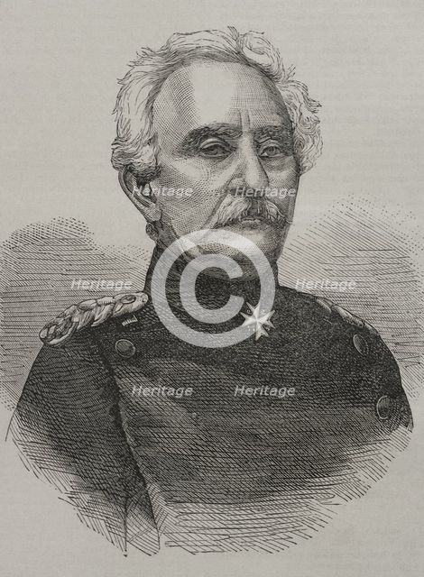 Karl Friedrich von Steinmetz (1796-1877), Prussian General, Feldmarschall, 1870. Creator: Unknown.