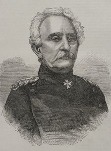 Karl Friedrich von Steinmetz (1796-1877), Prussian General, Feldmarschall, 1870. Creator: Unknown