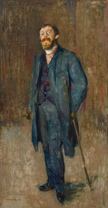 Karl Jensen-Hjell, 1885. Creator: Munch, Edvard (1863-1944)