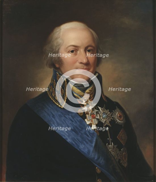 Karl Johan Adlercreutz, 1757-1815, 1846. Creator: Carl Wilhelm Nordgren.