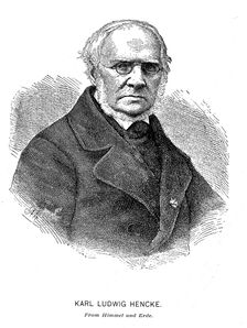 Karl Ludwig Hencke (1793-1866), German astonomer
