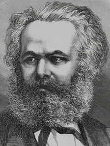 Karl Marx, (1818-1883), German philosopher, economist and communist politician, 1883. Creator: Tomás Carlos Capuz