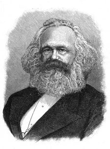 Karl Marx, 19th century German political, social and economic theorist
