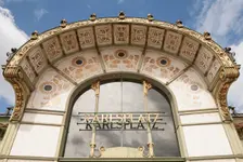 Karlsplatz Stadtbahn Station, (1899), c2014-2017. Artist: Alan John Ainsworth