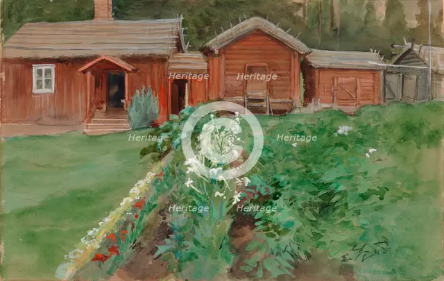 Karlsson’s Cottage, 1905. Creator: Albert Edelfelt.