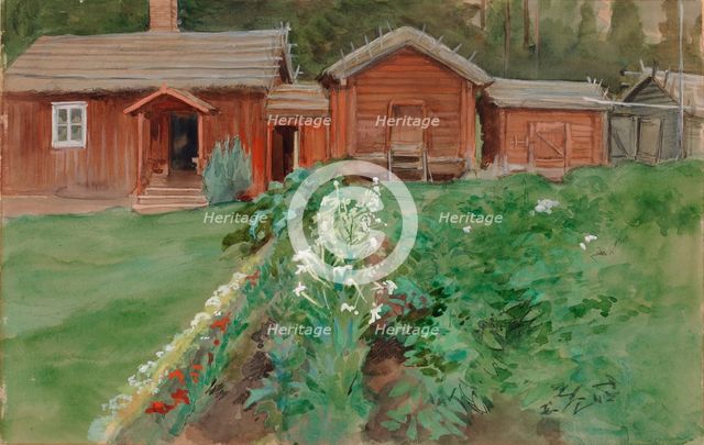 Karlsson’s Cottage, 1905. Creator: Albert Edelfelt.
