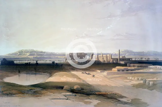 'Karnac', 19th century. Artist: David Roberts