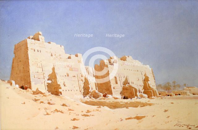 'Karnak', 1897-1930. Artist: Augustus Osborne Lamplough