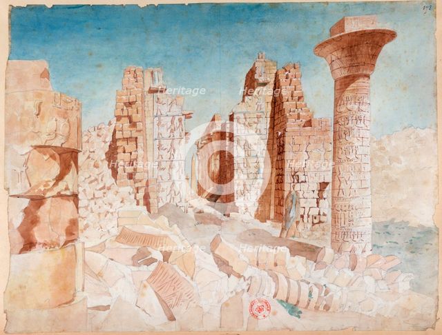 'Karnak', Egypt, 19th century. Artist: Nestor l'Hote