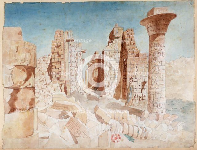 'Karnak', Egypt, 19th century. Artist: Nestor l'Hote