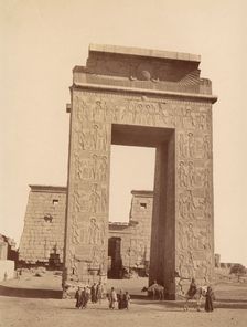 Karnak. Pylone de Ptolomee, 1880s. Creator: Unknown