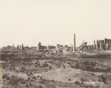 Karnak (Thèbes), Vue Générale des Ruines Prise du Nord-Est, en V, 1851-52, printed 1853-54. Creator: Félix Teynard