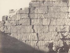 Karnak (Thèbes), Palais - Salle Hypostyle - Décoration de la Paroi Int..., 1851-52, printed 1853-54. Creator: Félix Teynard