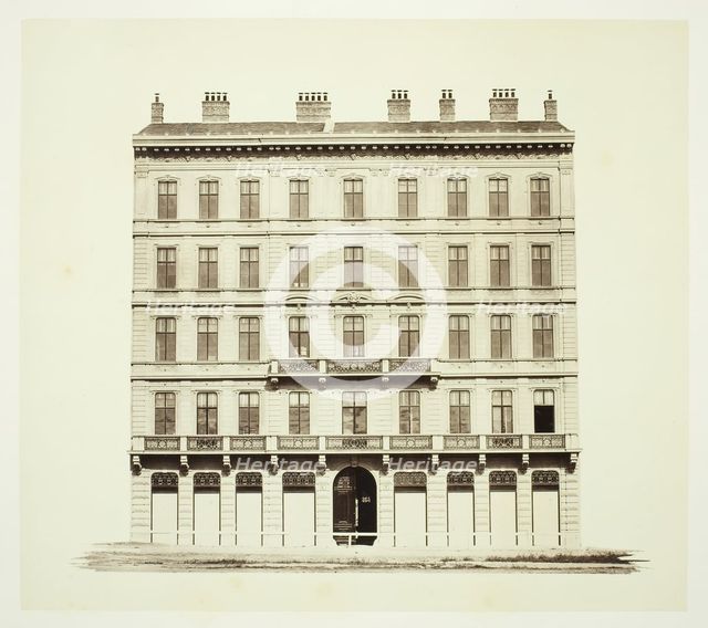 Kärnthner-Ring No. 12, Zinshaus des Grafen F. Abensberg und Traun, 1860s. Creator: Unknown.