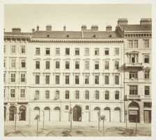 Kärnthner-Ring No. 13, Zinshaus des Herrn J. Montandon, 1860s. Creator: Unknown