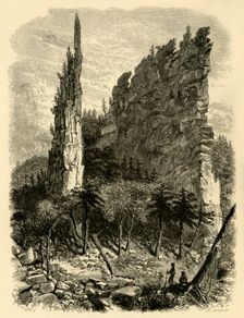 Karr's Pinnacles 1872. Creator: William Ludwell Sheppard