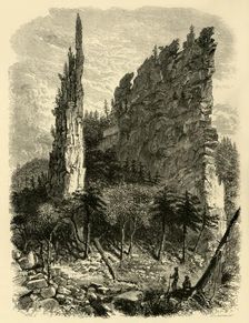 Karr's Pinnacles 1872. Creator: William Ludwell Sheppard