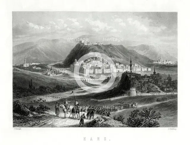 Kars, Turkey, 19th century. Artist: J Godfrey