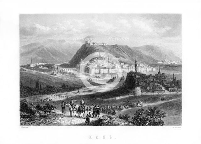 Kars, a city in northeast Turkey, 1893.Artist: J Godfrey