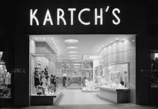 Kartch's, business on Main St., Paterson, New Jersey, 1947. Creator: Gottscho-Schleisner, Inc