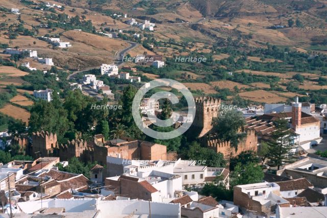 Kasbah, Chefchaouen, Morocco.  Creator: Vivienne Sharp.