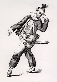 Kasper Punch, 19th century. Creator: George Cruikshank