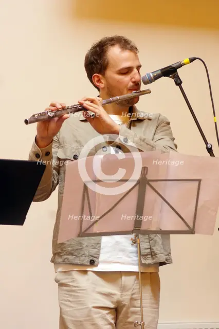 Kasper Reitkerk, Indo Jazz Fusion Revisited, Loughton Methodist Church, Loughton, Essex, 2024. Creator: Brian O'Connor.