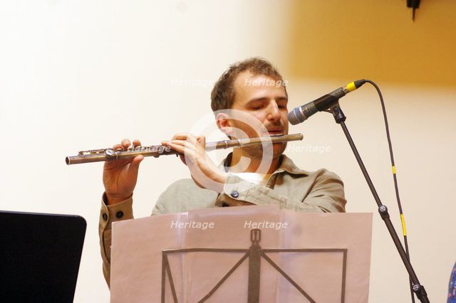Kasper Reitkerk, Indo Jazz Fusion Revisited, Loughton Methodist Church, Loughton, Essex, 2024. Creator: Brian O'Connor.