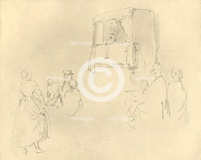 'Kasperltheater I', mid-late 19th century, (c1924).  Creator: Carl Spitzweg.