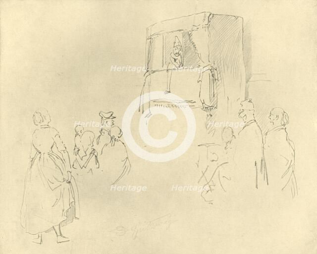 'Kasperltheater I', mid-late 19th century, (c1924).  Creator: Carl Spitzweg.