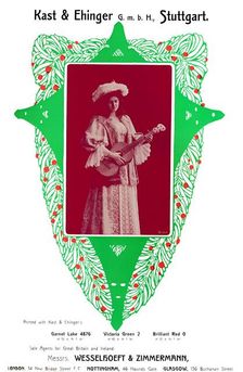 Kast & Ehinger G.m.b.H., Stuttgart advertisement 1907. Artist: G Dreher