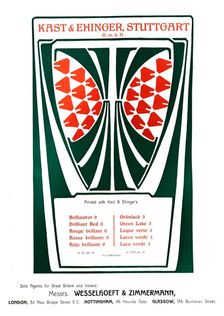 Kast & Ehinger, Stuttgart advertisement 1909. Creator: Unknown