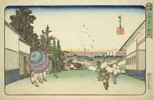 Kasumigaseki, from the series "Famous Places in Edo (Koto meisho)", c. 1832/34. Creator: Ando Hiroshige