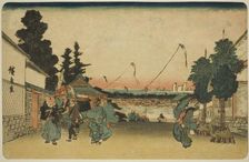Kasumigaseki, from the series "Famous Places in Edo (Koto meisho)", c. 1839/42. Creator: Ando Hiroshige