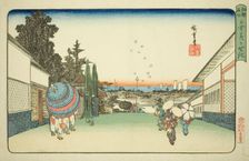 Kasumigaseki, from the series "Famous Places in Edo (Koto meisho)", c. 1832/34. Creator: Ando Hiroshige